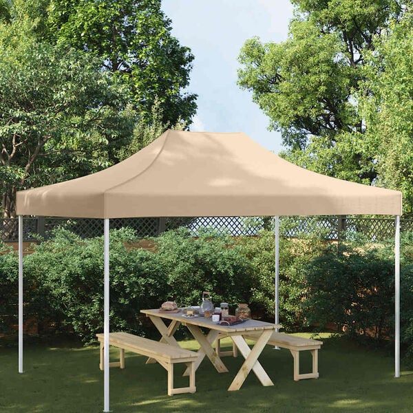 vidaXL Party Tent Roof 4.5x3 m Beige 270 g/m²