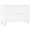 vidaXL Sideboard White 101.5x35x70 cm Engineered Wood