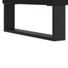 vidaXL Bathroom Cabinet Black 30x30x100 cm Engineered Wood