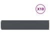 vidaXL Lawn Edging 10 pcs 20 x 103 cm Cold-rolled steel Anthracite