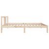 vidaXL Bed Frame without Mattress Solid Wood 90x190 cm Single Single