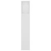 vidaXL Headboard Cabinet White 180x18.5x104.5 cm