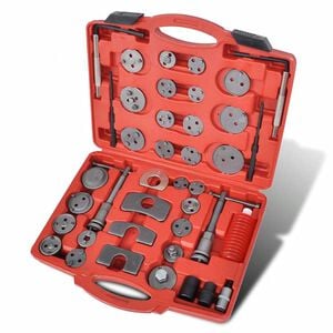 vidaXL Brake Caliper Piston Wind Back Tool Kit 40 pcs