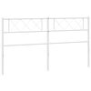 vidaXL Metal Replace Headboard White 180 cm