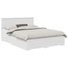 vidaXL Bed Frame with Drawer White 150 x 200 cm Engineered Wood