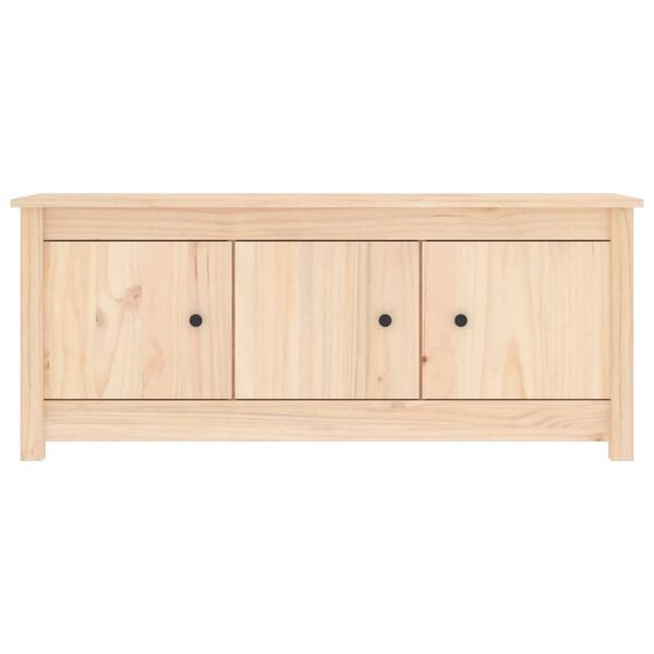 vidaXL Shoe Cabinet 110x38x45.5 cm Solid Wood Pine