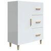 vidaXL Sideboard | High Gloss White | Engineered Wood | Standard | Sideboard