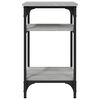 vidaXL Side Table Grey Sonoma 35x30x60 cm Engineered Wood