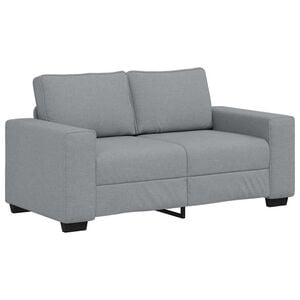 vidaXL 2-Seater Sofa&nbsp;Light Grey 160x77x82 cm Fabric