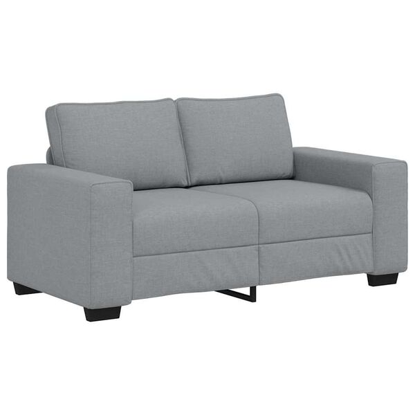 vidaXL 2-Seater Sofa&nbsp;Light Grey 160x77x82 cm Fabric
