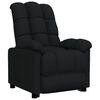 vidaXL Recliner Chair Black Fabric