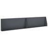 vidaXL Retaining Wall 2 pcs 100 x 12 x 40 cm Steel Anthracite