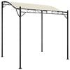vidaXL Canopy Cream 2x2.3 m 180 g/m&sup2; Fabric and Steel