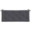 vidaXL Garden Bench Cushions 2pcs Anthracite 120x50x7cm Oxford Fabric