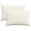 vidaXL Cushion Cover 2 pcs ALMELO Cream 40 x 60 cm Corduroy