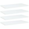 vidaXL Bookshelf Boards 4 pcs White 40x20x1,5 cm Engineered Wood