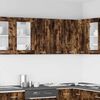 vidaXL Hanging Cabinet Lyon Smoked Oak 60x31x60 cm Engineered Wood