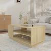 vidaXL Coffee Table Sonoma Oak 102x55x43 cm Engineered Wood