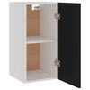 vidaXL Hanging Cabinet Lyon Black 29.5x31x60 cm Engineered Wood