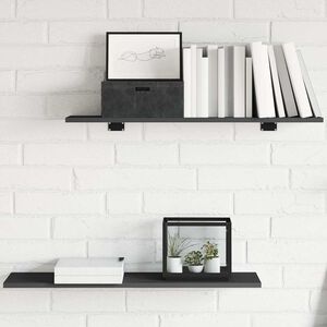 vidaXL Bookshelf Boards 4 pcs Grey 80x20x1,5 cm Engineered Wood