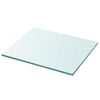 vidaXL Shelf Panel Glass Clear 30x25 cm