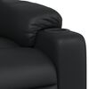 vidaXL Massage Recliner Chair Black Faux Leather
