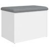 vidaXL Storage Bench White 62x42x45 cm Engineered Wood