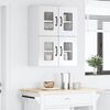vidaXL Kitchen Cabinet Kalmar 2 pcs High Gloss White 60 x 31 x 40 cm