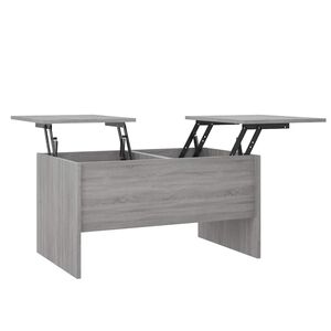 vidaXL Coffee Table | Grey Sonoma | Engineered wood | Medium