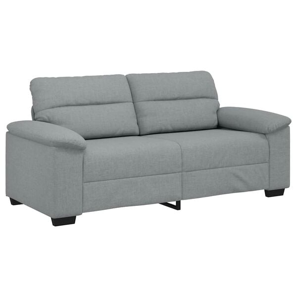 vidaXL 2-Seater Sofa&nbsp;Light Grey 180x81x84 cm Fabric