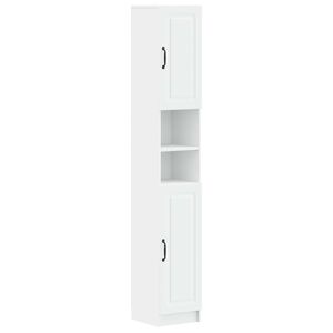 vidaXL Bathroom Cabinet with Open Shelf UTRECHT White 30 x 31 x 187 cm
