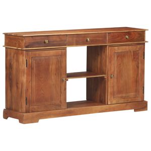 vidaXL Sideboard | Honey Brown | Solid Acacia Wood | 135x35x75 cm | Sideboard