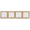 vidaXL Dog Gate with Stands 4 pcs Artisan Oak 80 x 80 cm