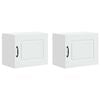 vidaXL Dishwasher Panel Kalmar 2 pcs White Engineered Wood