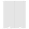 vidaXL Hanging Cabinet Riga White 80 x 31 x 100 cm Engineered Wood