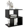 vidaXL Bedside Cabinets 2 pcs Black 50x30x51.5 cm Engineered Wood