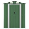 vidaXL Garden Shed Green 192x191x223 cm Galvanised Steel
