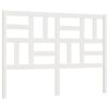 vidaXL Bed Headboard White 141x4x104 cm Solid Wood Pine