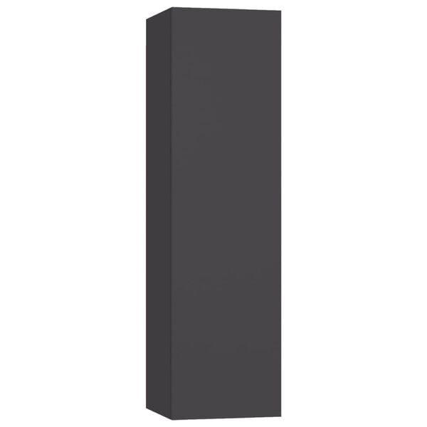 vidaXL TV Cabinets 4 pcs Grey 30.5x30x110 cm Engineered Wood