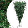 vidaXL Christmas trees PVC, Steel Green