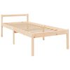 vidaXL Senior Bed without Mattress Single Solid Wood