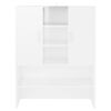 vidaXL Washing Machine Cabinet High Gloss White 70.5x25.5x90 cm