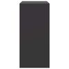 vidaXL Sideboard Black 67x39x83 cm Steel