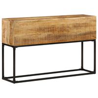vidaXL Console Table 120x30x75 cm Solid Acacia Wood