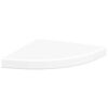 vidaXL Floating Corner Shelves 4 pcs White 35x35x3.8 cm MDF