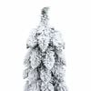 vidaXL Artificial Pre-lit Christmas Tree with 30 LEDs and Flocked Snow 60 cm