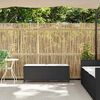 vidaXL Garden Bench with Cushion Black 110x30x40.5 cm Poly Rattan