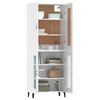 vidaXL Highboard White 69.5x34x180 cm Engineered Wood