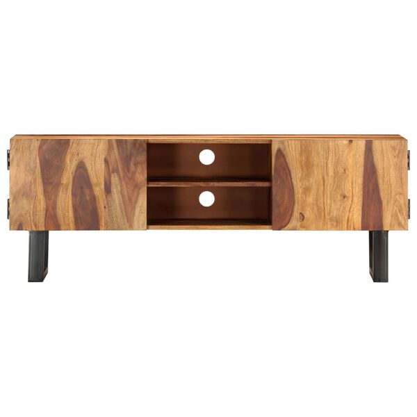 vidaXL TV Cabinet 130x30x47 cm Solid Wood Acacia