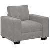 vidaXL Sofa Chair Light Grey 100x77x82 cm Velvet
